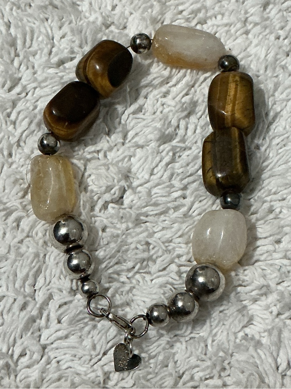 Jay King Tiger Eye Citrine 925 Bracelet